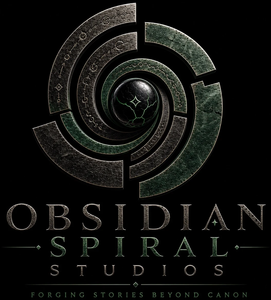 Obsidian Spiral Studios — master logo