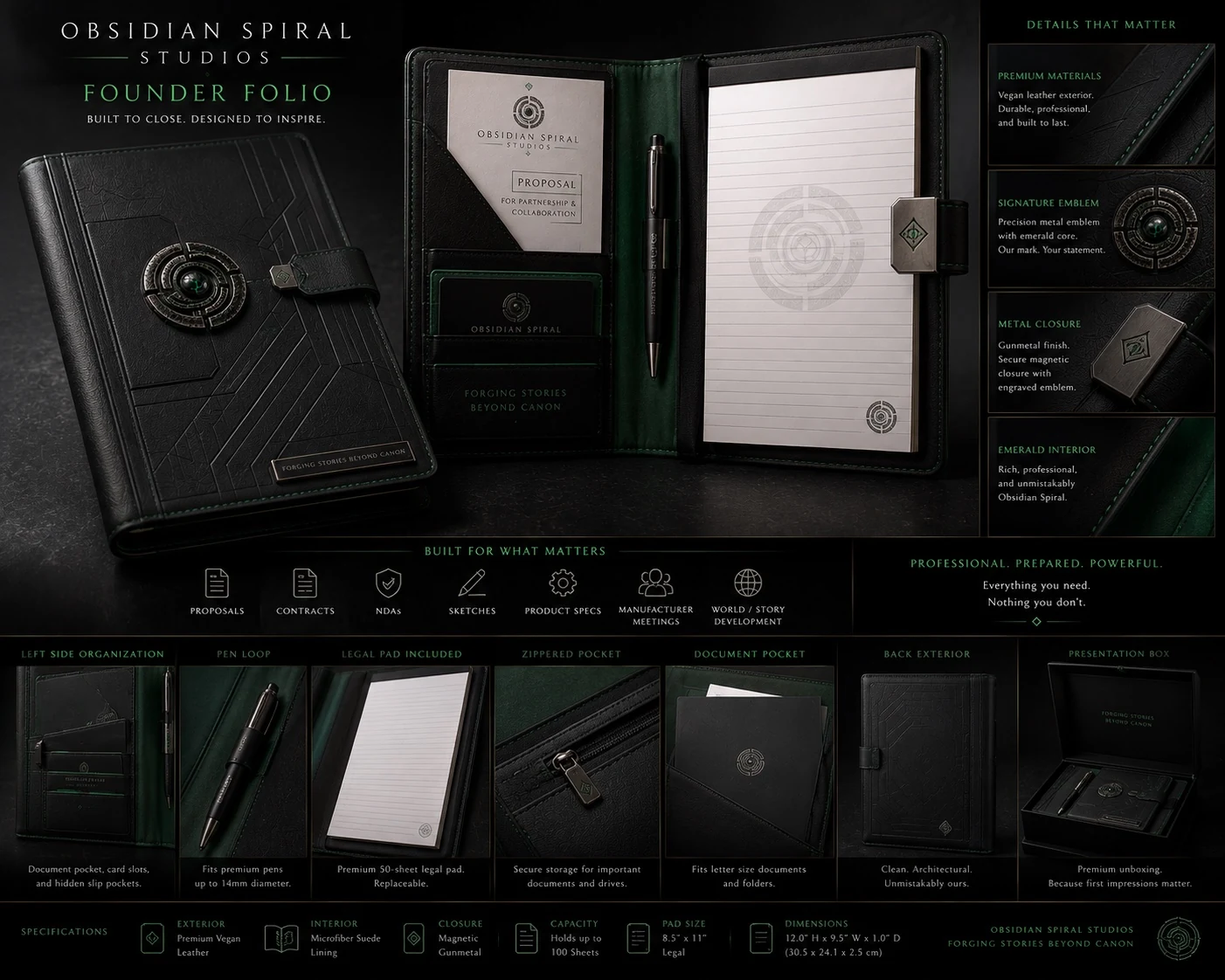 OBSIDIAN SPIRAL STUDIOS — PANEL 03